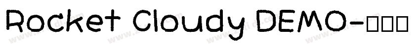 Rocket Cloudy DEMO字体转换